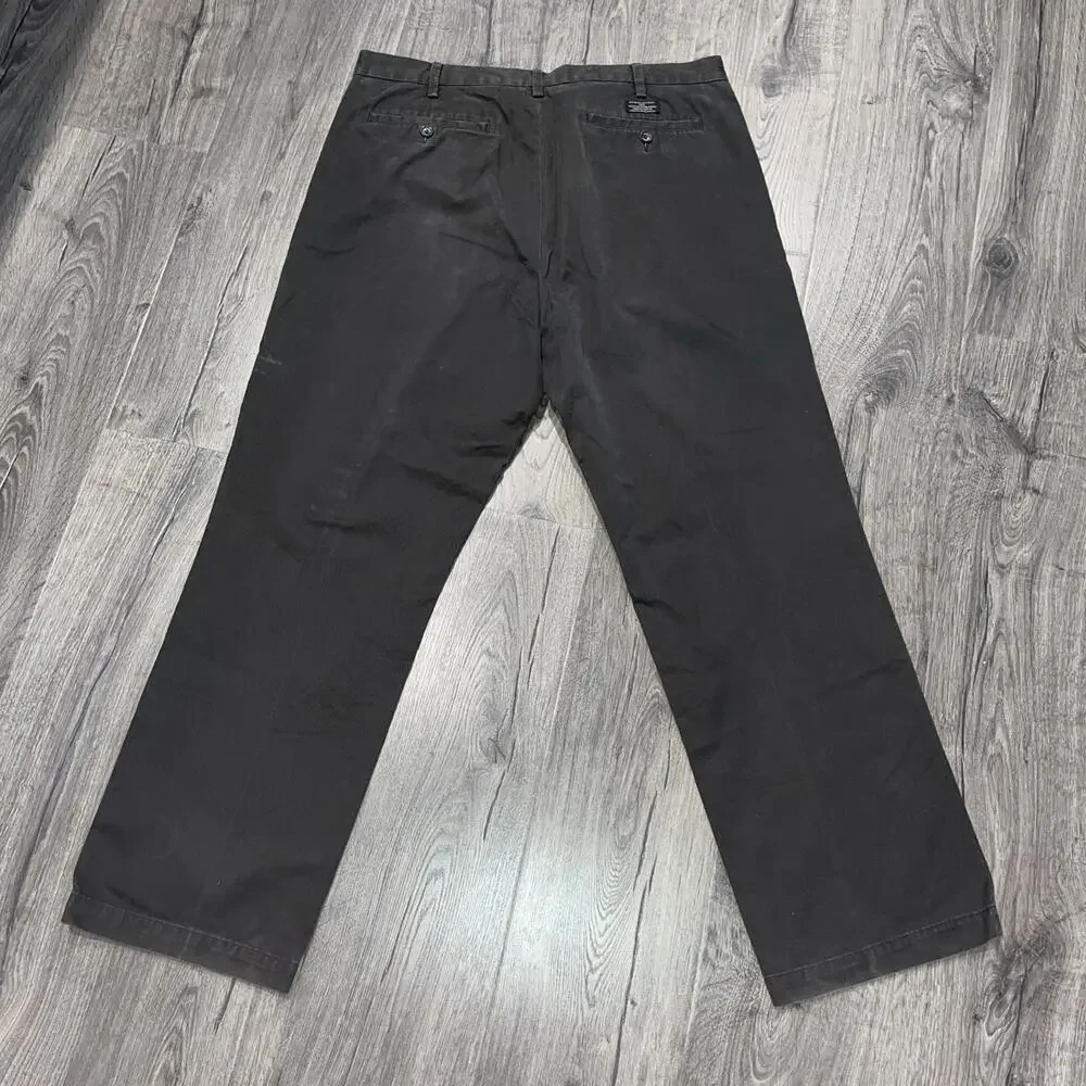 Banana Republic Gavin Chino Pants 38x32 Mens 100% Cotton Khaki- Olive Green